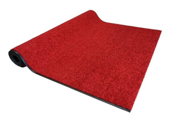 Schmutzfangläufer Proper Tex Uni 618 011, rot, Meterware