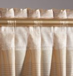 Fertigschal mit Kombiband John 85315-1105 natur, Dekostoff, verdunkelnd, 245x135cm
