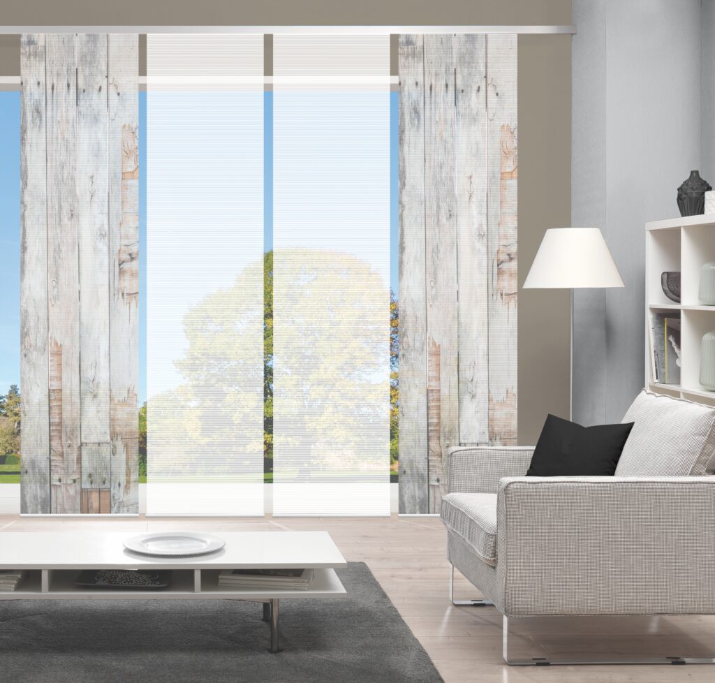 Home fashion 87984-840, Pannello Scorrevole Scherli, 245 x 60 cm, in Voile, Marrone